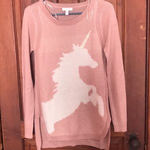 Pink Unicorn Sweater